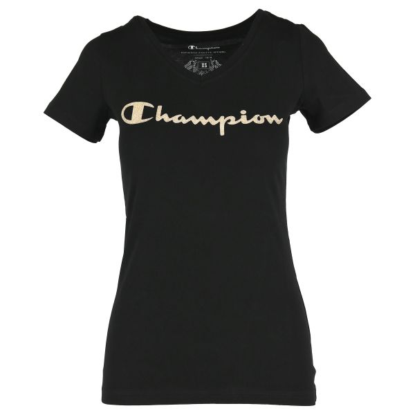 Champion LADY LOGO V NECK  T-SHIRT 