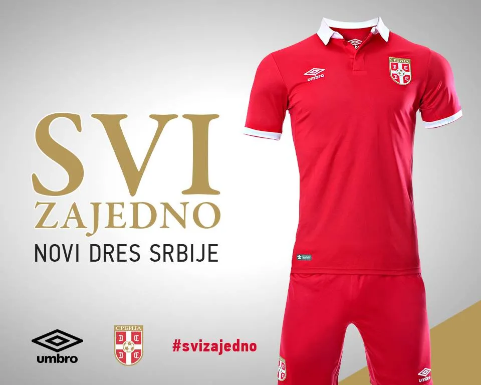 Novi dres fudbalske reprezentacije Srbije