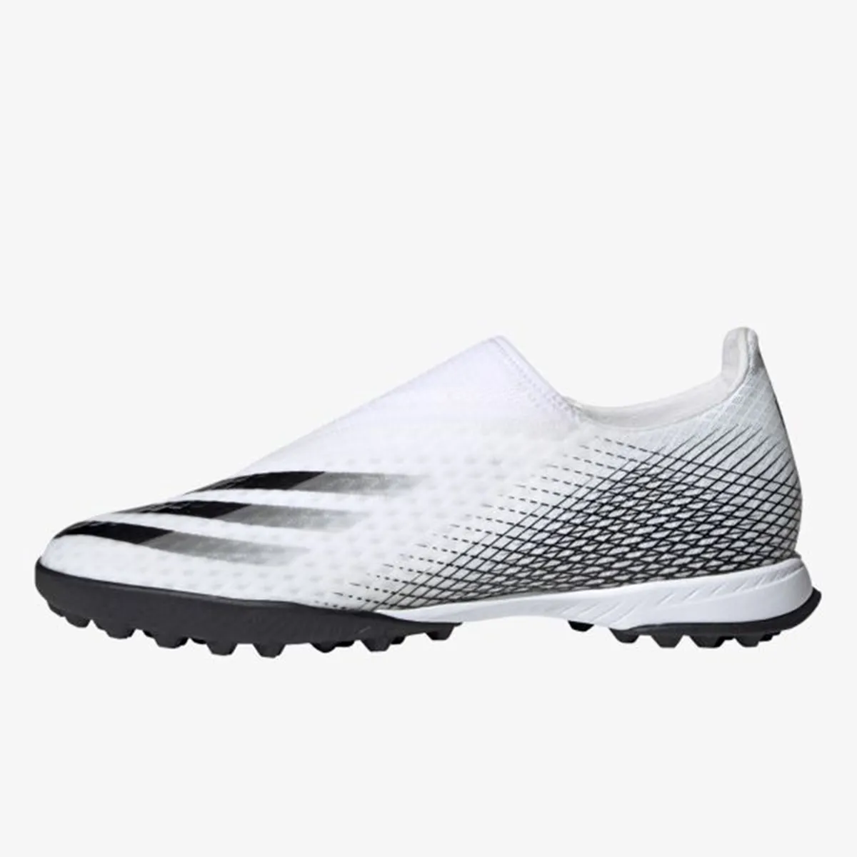 X GHOSTED.3 LACELESS TURF BOOTS
