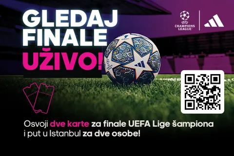 GLEDAJ FINALE LIGE ŠAMPIONA UŽIVO U ISTANBULU!