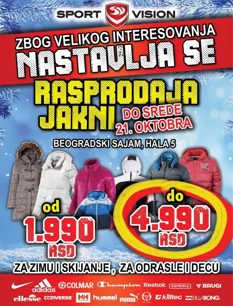 Rasprodaja jakni