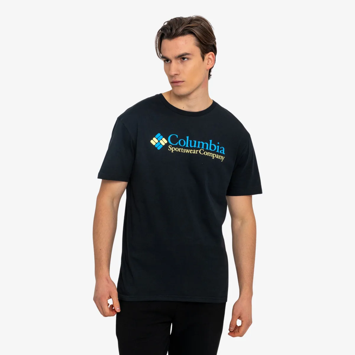 Columbia CSC Basic Logo Tee-Black, CSC Retr