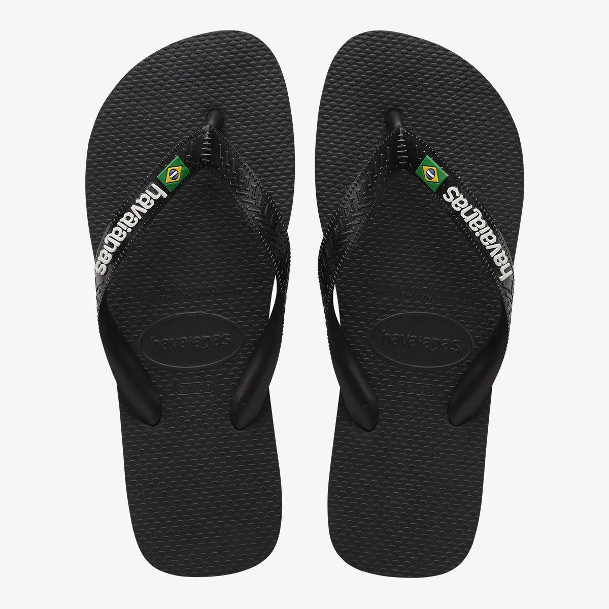 HAVAIANAS Japanke HAV. BRASIL LOGO BLACK/BLACK I25