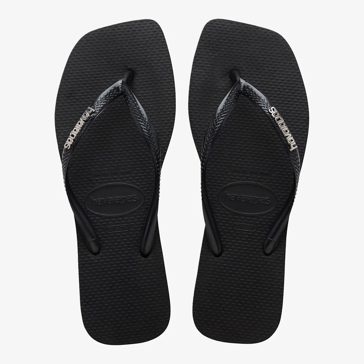 HAVAIANAS Japanke Slim Square Logo Metallic