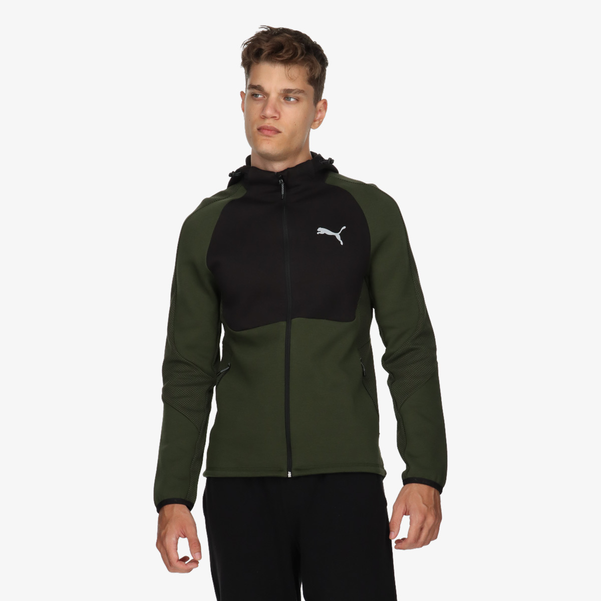PUMA PUMA EVOSTRIPE Full-Zip Hoodie DK | Sport Vision