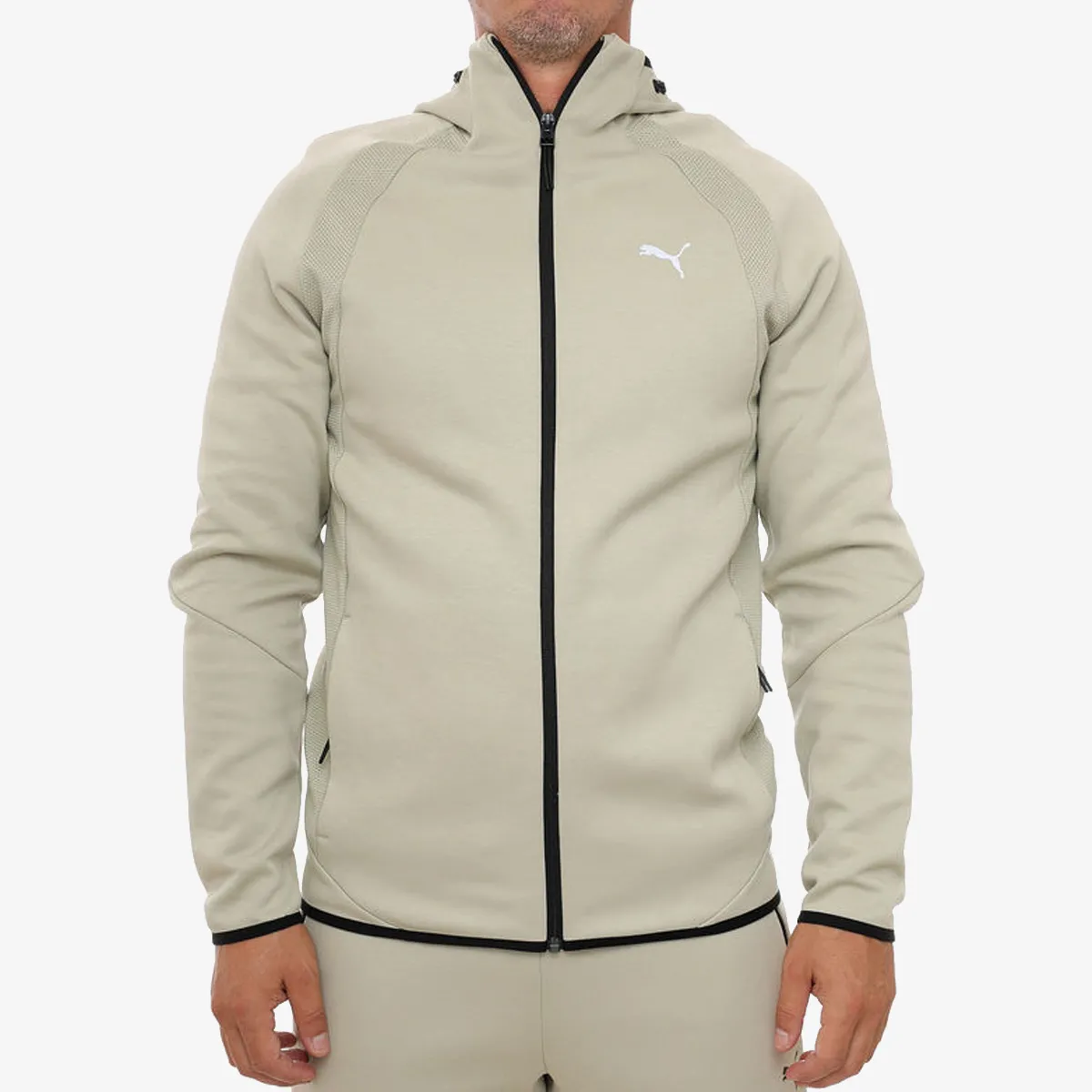 Muški duks sa zipom i kapuljačom Puma Evostripe fz hoodie dk