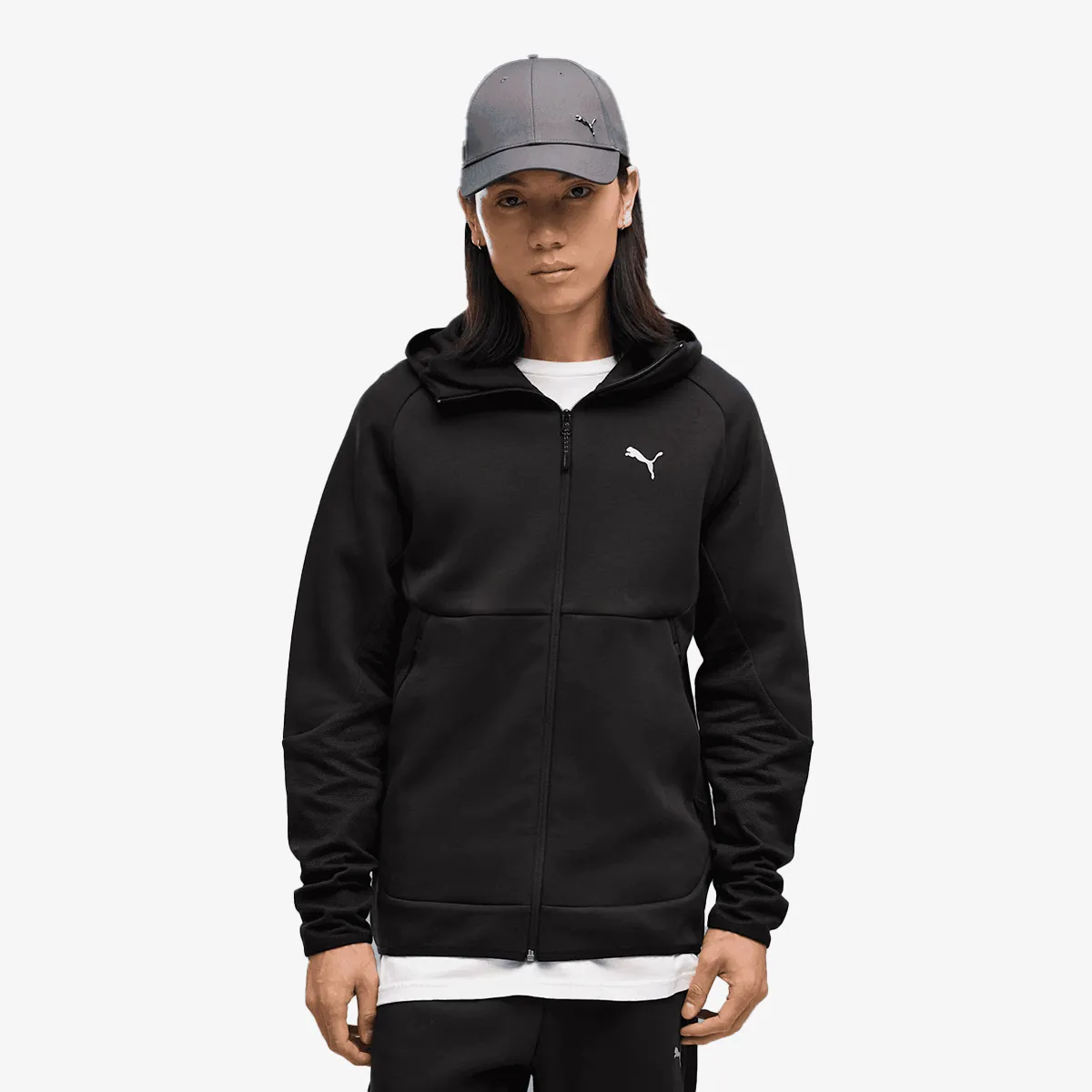 PUMA Dukserica PUMATECH Slim Elevated Full-Zip Hoodie D