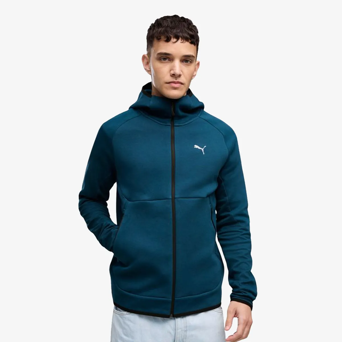 PUMA Dukserica PUMATECH Slim Elevated Full-Zip Hoodie D