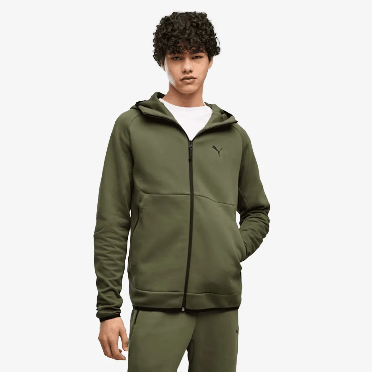 PUMA Dukserica PUMATECH Slim Elevated Full-Zip Hoodie D