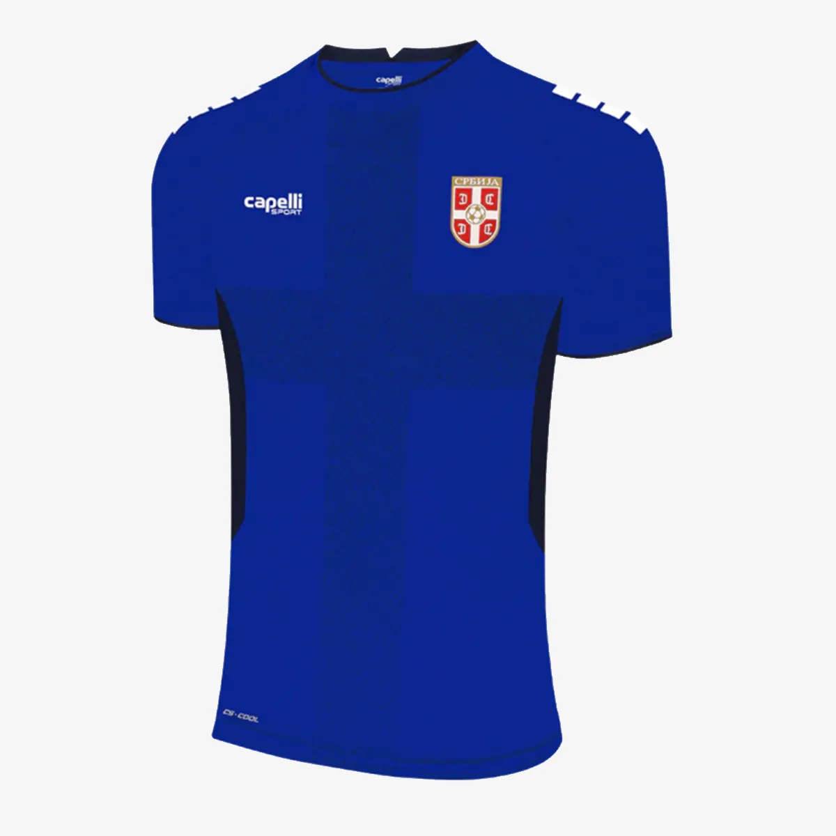 CAPELLI SPORT Plavi Muški Zvanični Dres Fudbalske Reprezentacije Srbije 2025/26