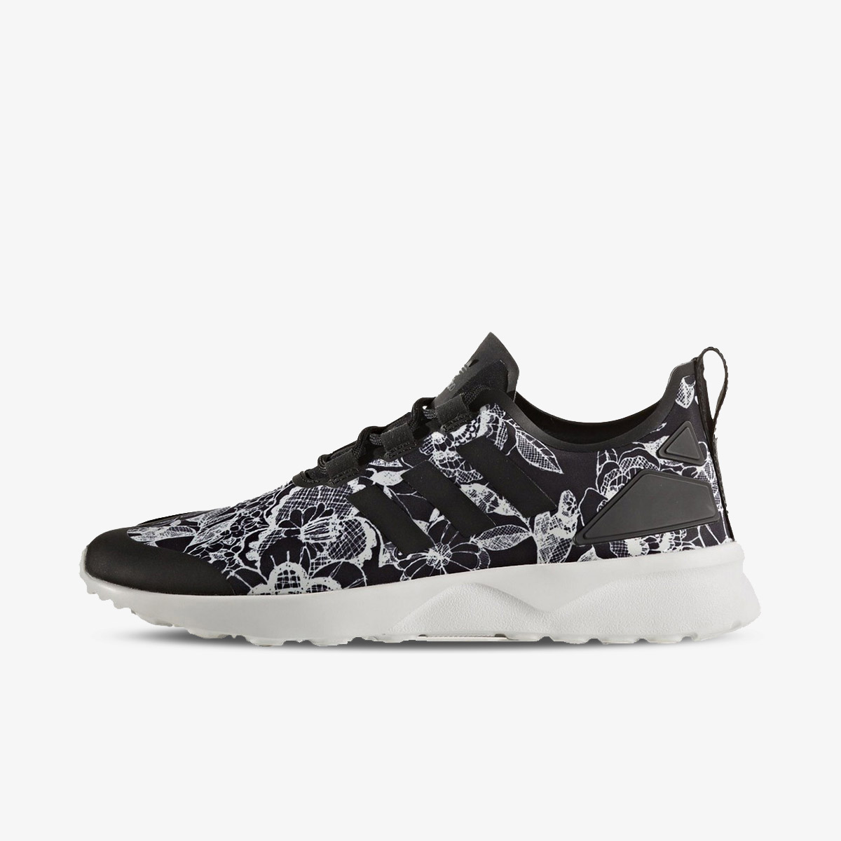 Floral Adidas Zx Adv Black Womens Adidas ZX Flux ADV Verve Lace-Up