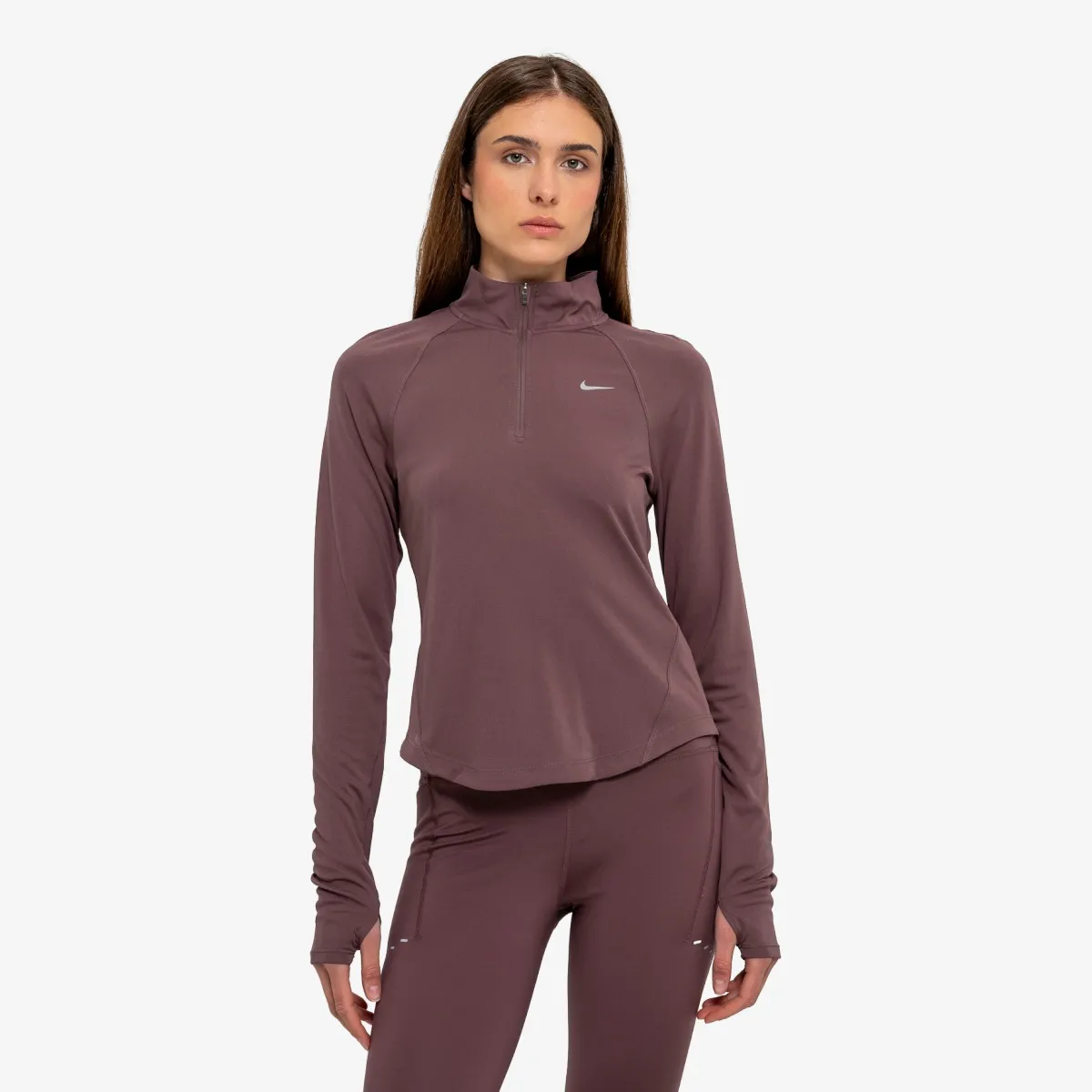 NIKE Majica dugih rukava Tempo Swoosh Dri-FIT