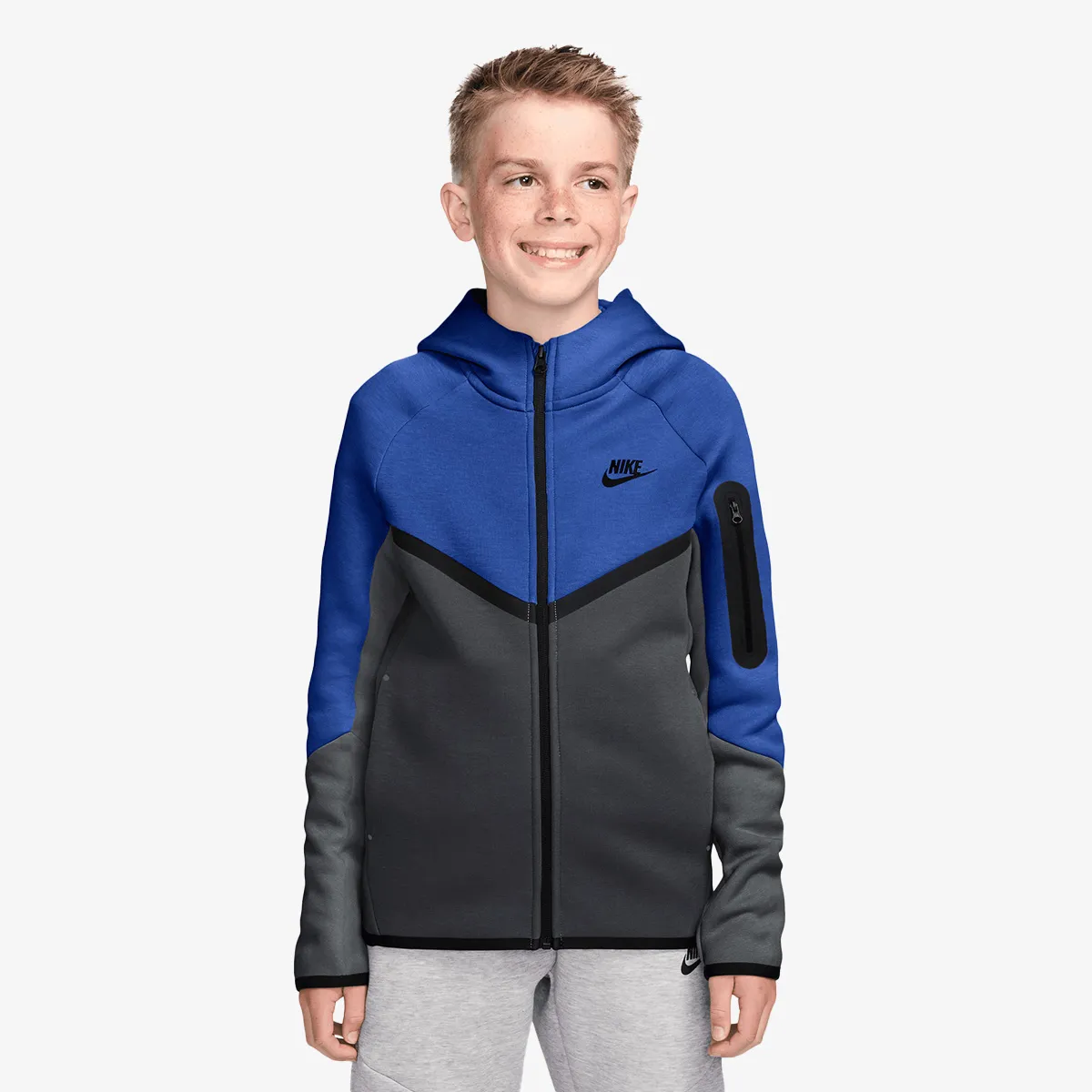 NIKE DUKS NSW TECH FLEECE FULL-ZIP ZA DEČAKE