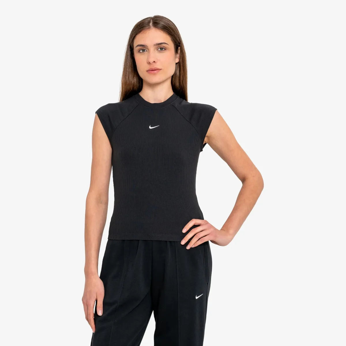 NIKE MAJICA NSW CHILL KNIT RIB SS TOP ZA ŽENE