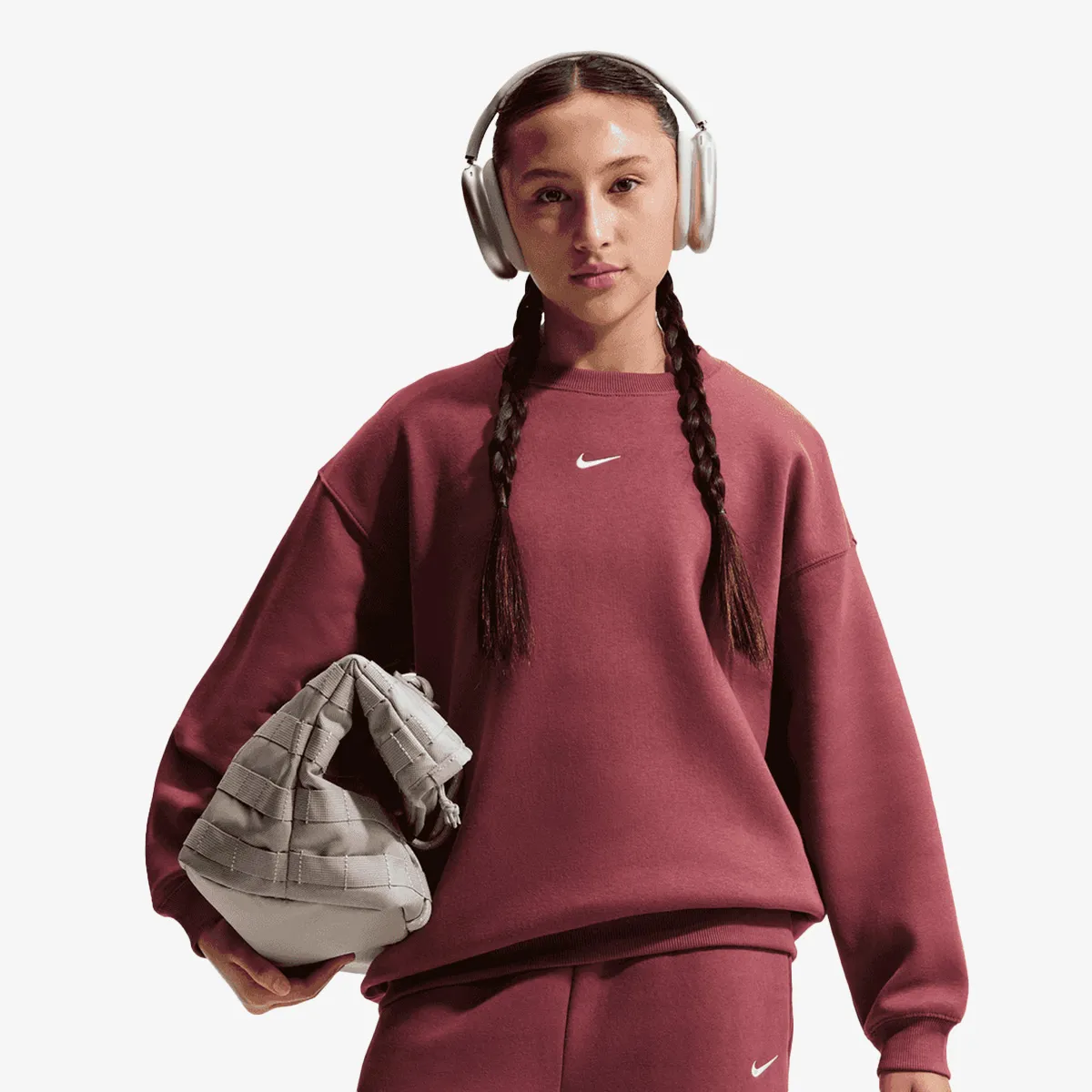 Nike G NSW STUDIO FLC OS CRW LBR