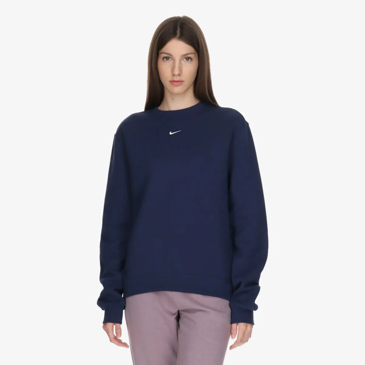 NIKE Dukserica W NK STDO FLC MW STD CREW