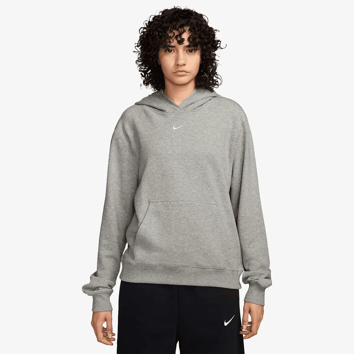 NIKE Dukserica W NK STDO FLC LW STD PO HDY