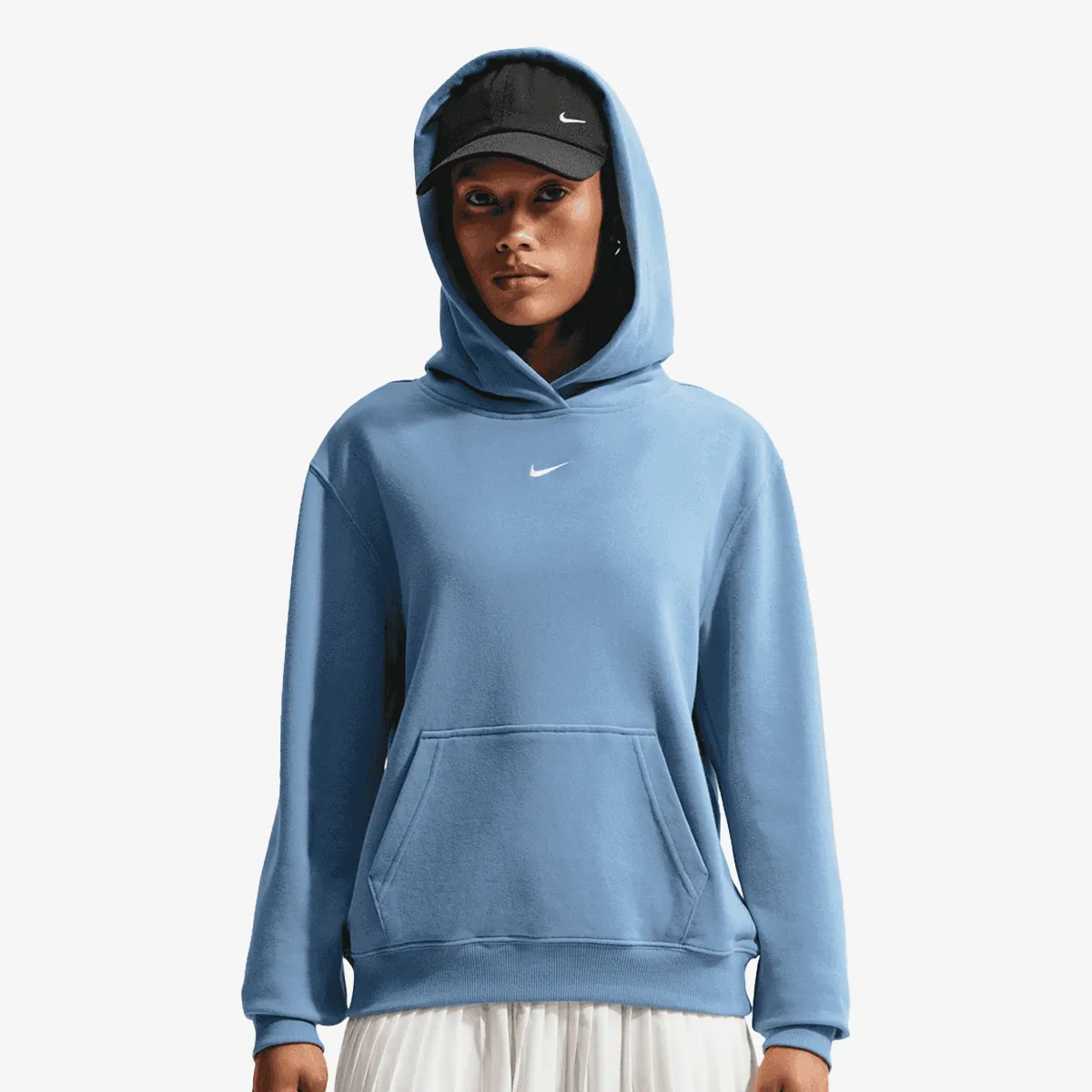 NIKE Dukserica W NK STDO FLC LW STD PO HDY