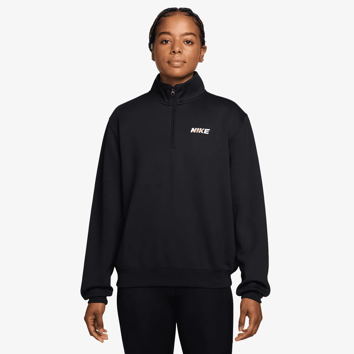 Nike W NK DF STDO FLC SPT QZ CPSL B