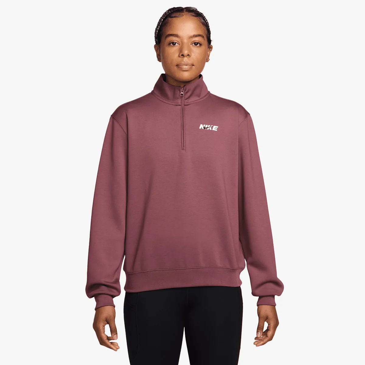 Nike W NK DF STDO FLC SPT QZ CPSL B