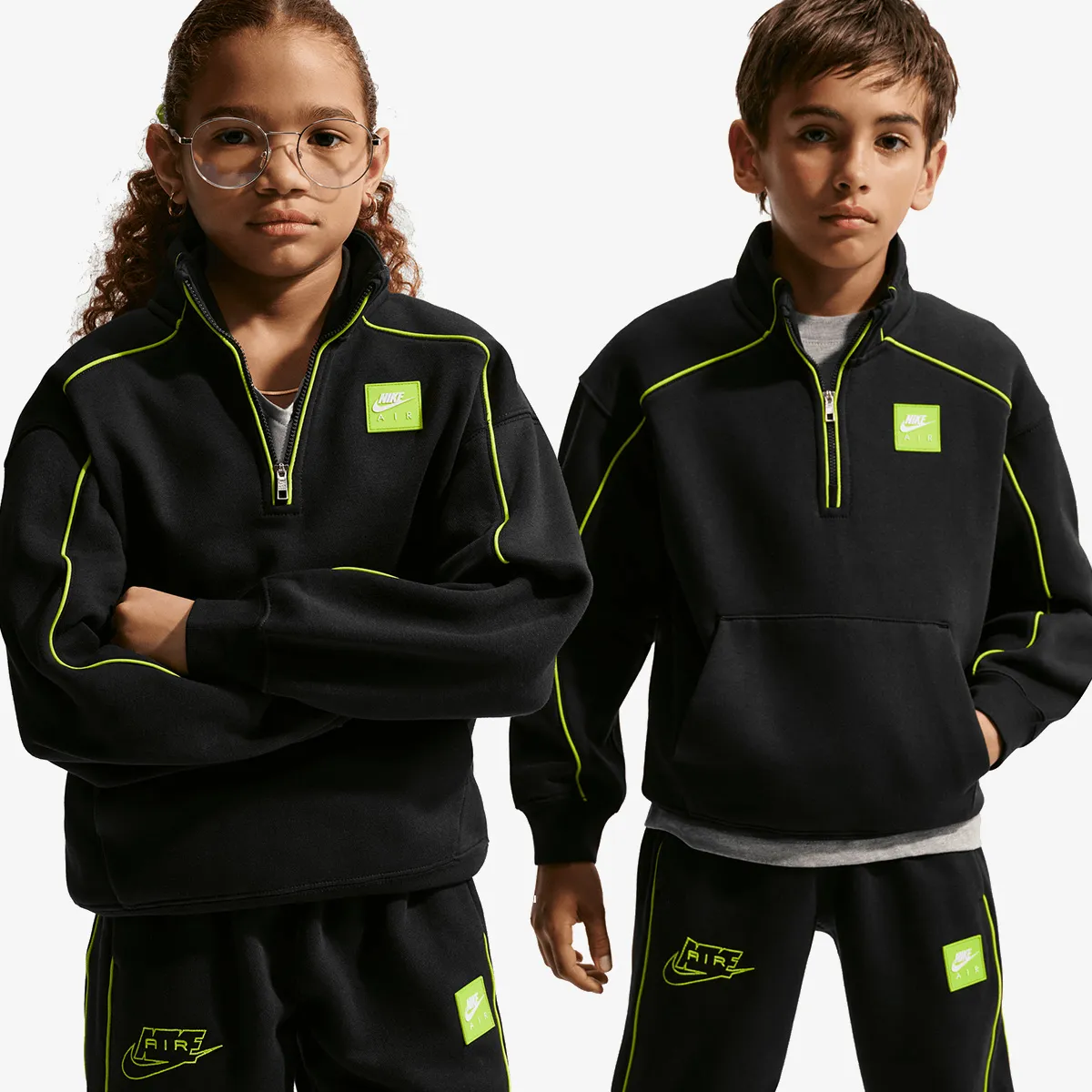 NIKE Majica dugih rukava K NIKE AIR QTR ZIP -PD