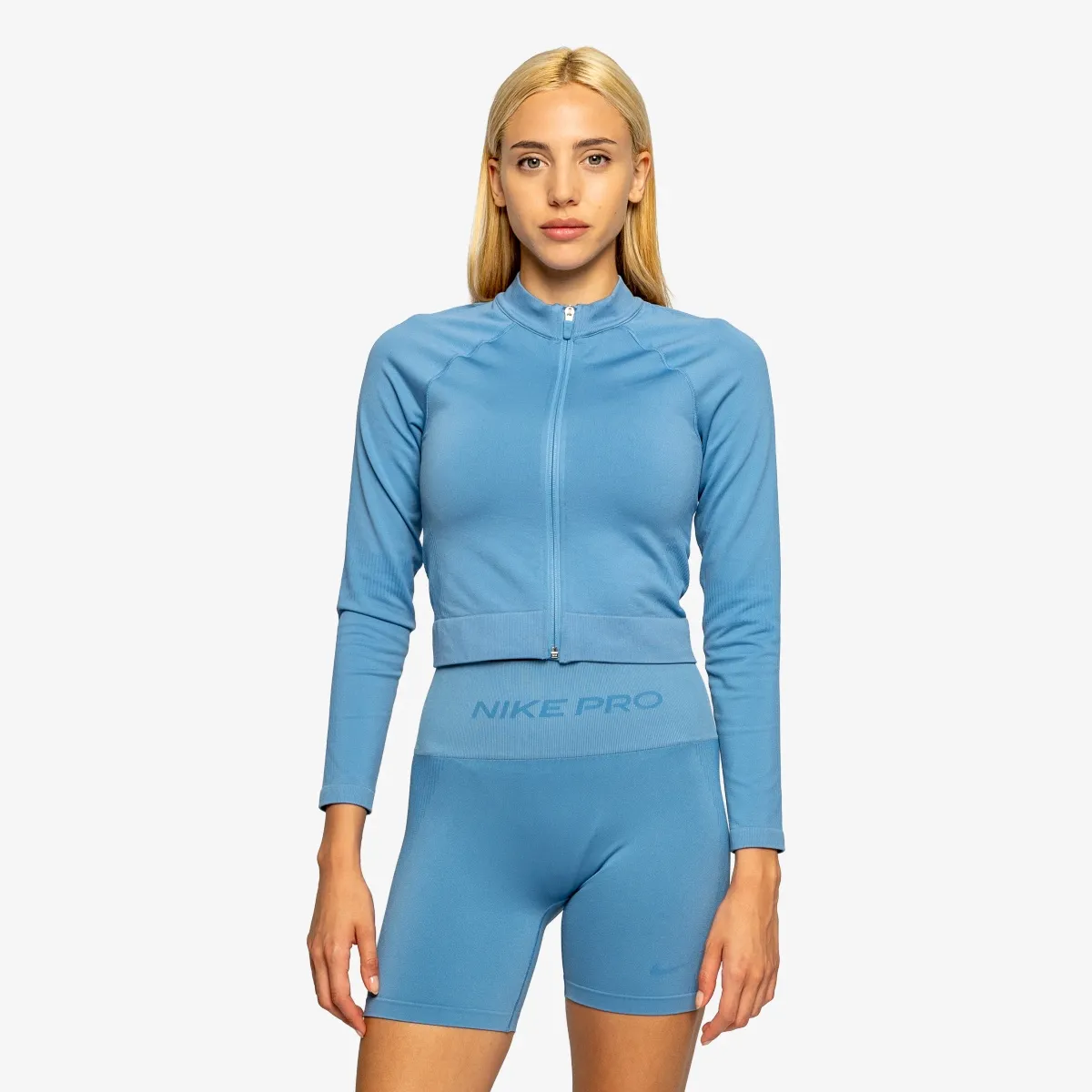 Nike W NP DF SMLS FZ MIDLAYER