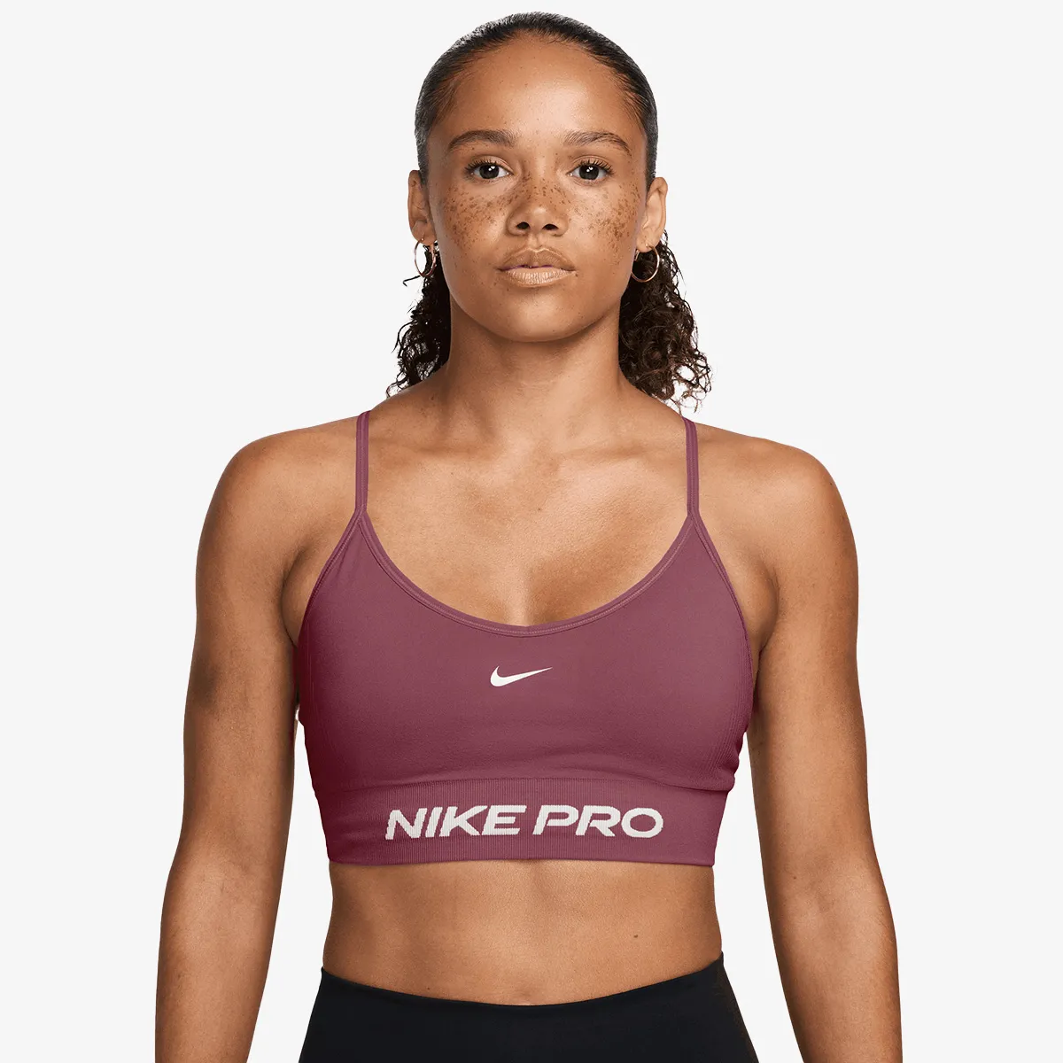 Nike W NP DF SMLS LS BRA WT