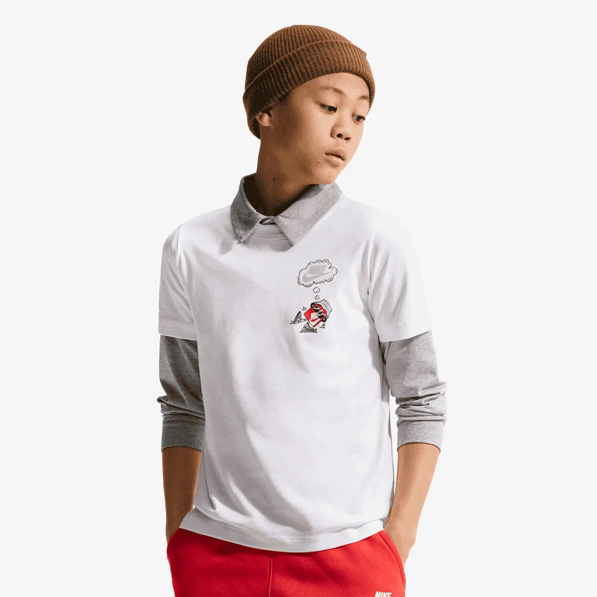 NIKE Majica K NSW TEE BOXY 3