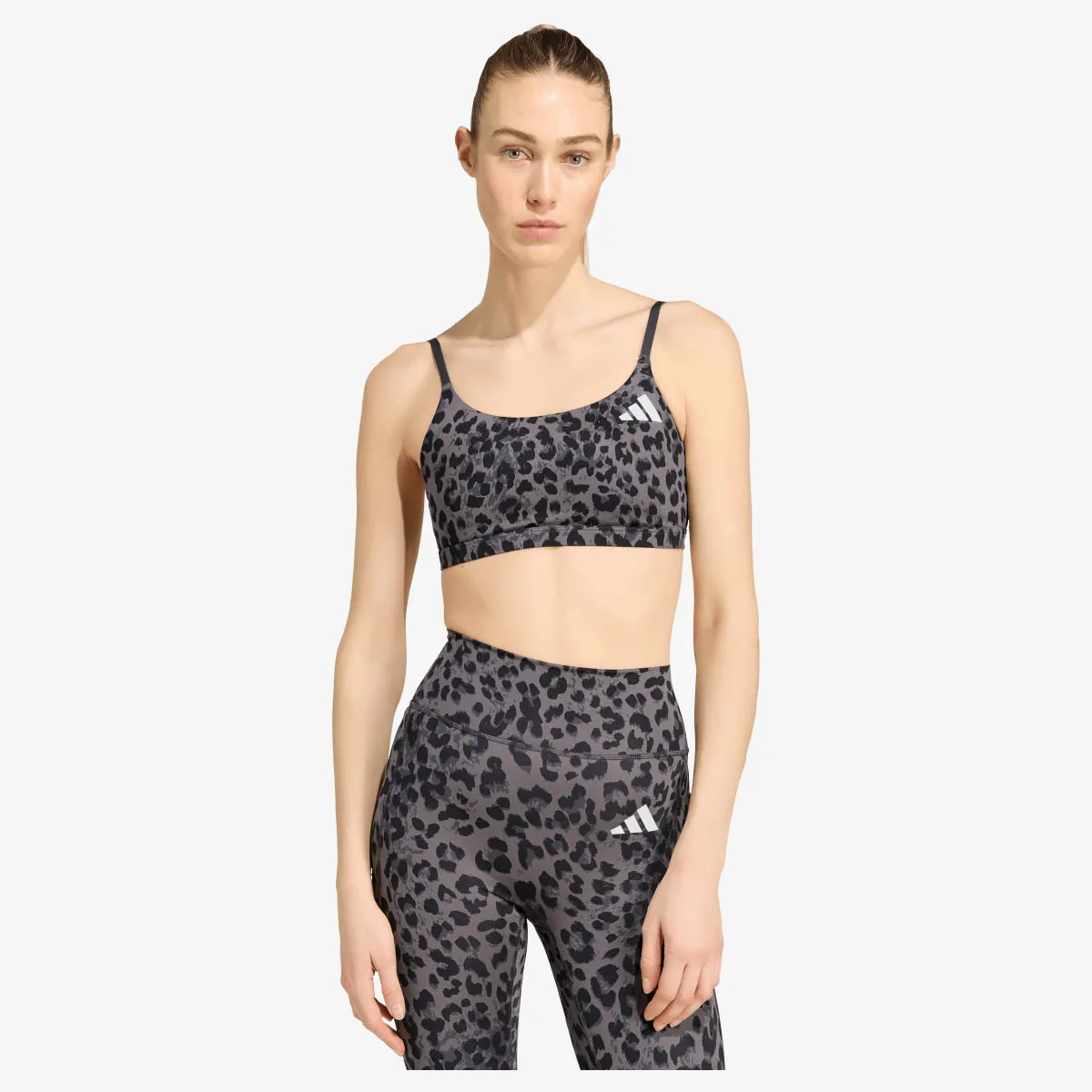 adidas Optime Essentials 3-Stripes Leopard