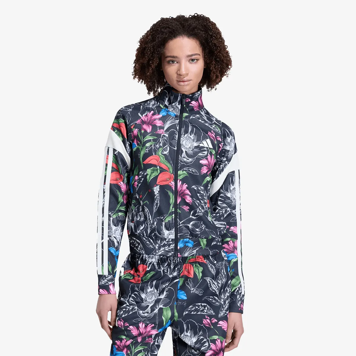 Ženski duks sa zipom adidas Farm tiro tt