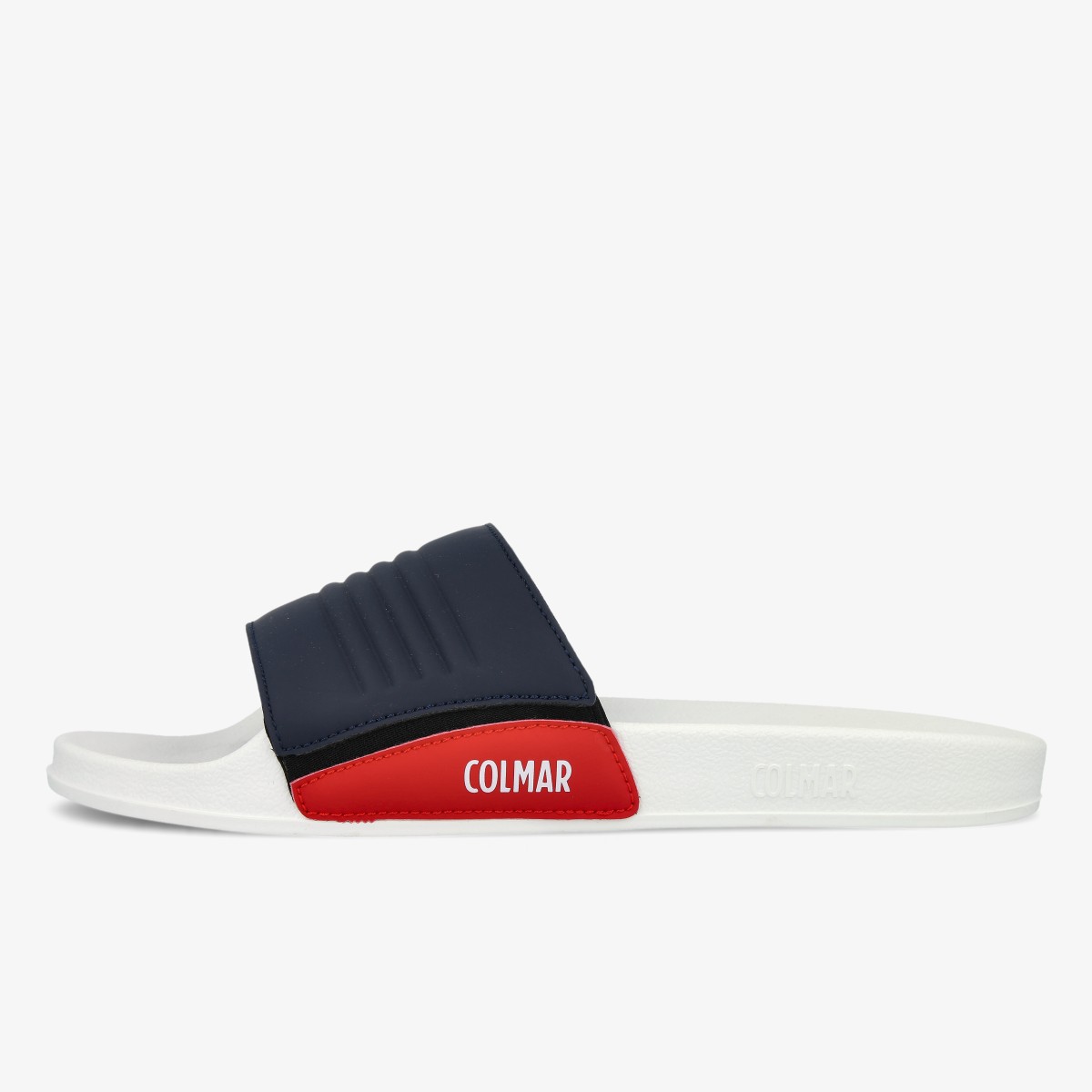 Colmar Slipper White Silver - Ciabatte Da Donna In Pelle E Neoprene - Modello SLIPPERLOGO610