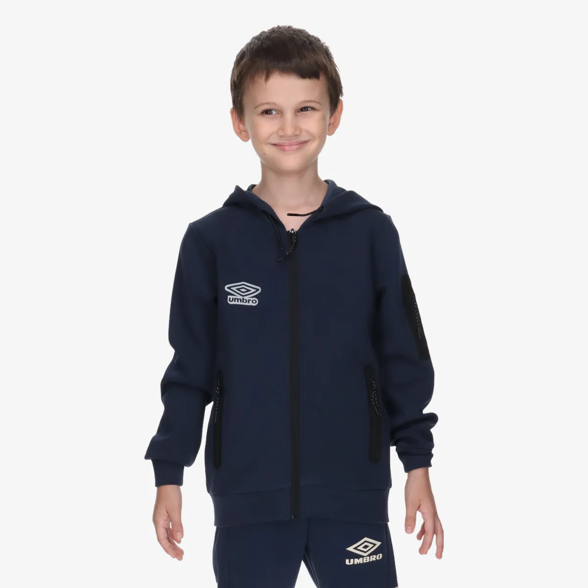 UMBRO Dukserica DIAMOND FULL ZIP HOODIE JNR