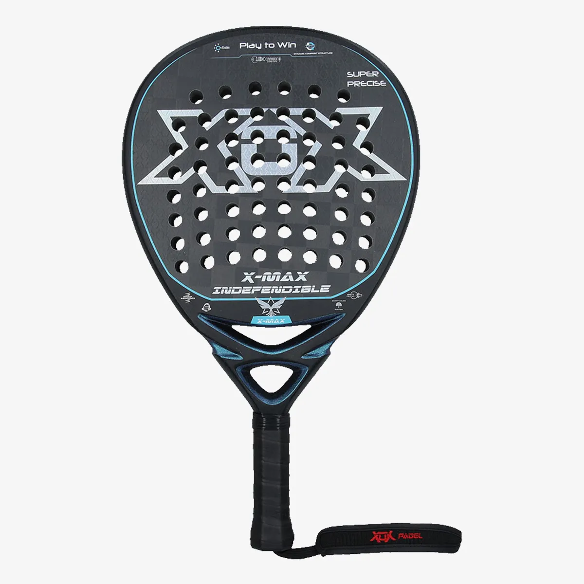 Xox Padel racket X-MAX Black/Blue/Silver