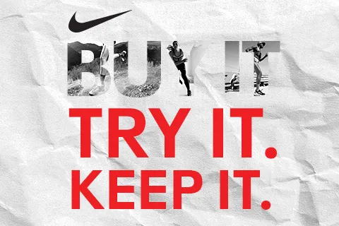 Kupite Nike patike bez rizika! “Buy it, Try it, Keep it” samo u Sport Vision prodavnicama
