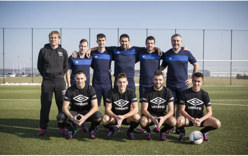 Slava na promociji novih Umbro Velocita kopački pripala novinarima