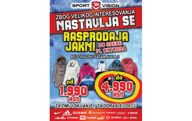 Rasprodaja jakni
