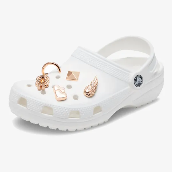 CROCS Elevated Gold Gurl 5 Pack 