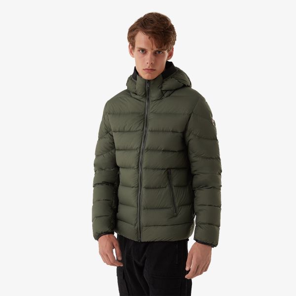 Colmar Colmar TRICOLOUR DOWN JACKET WITH A LACQUERED INTERIOR 
