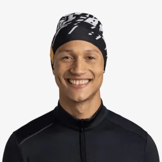 Buff ECOSTRETCH REVERSIBLE BEANIE LOGO MULTI 
