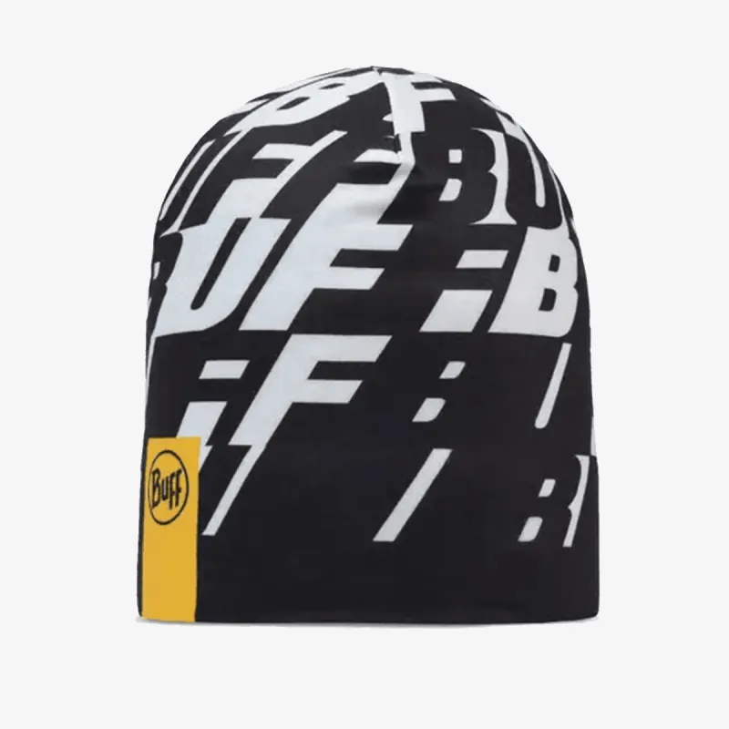 Buff ECOSTRETCH REVERSIBLE BEANIE LOGO MULTI 