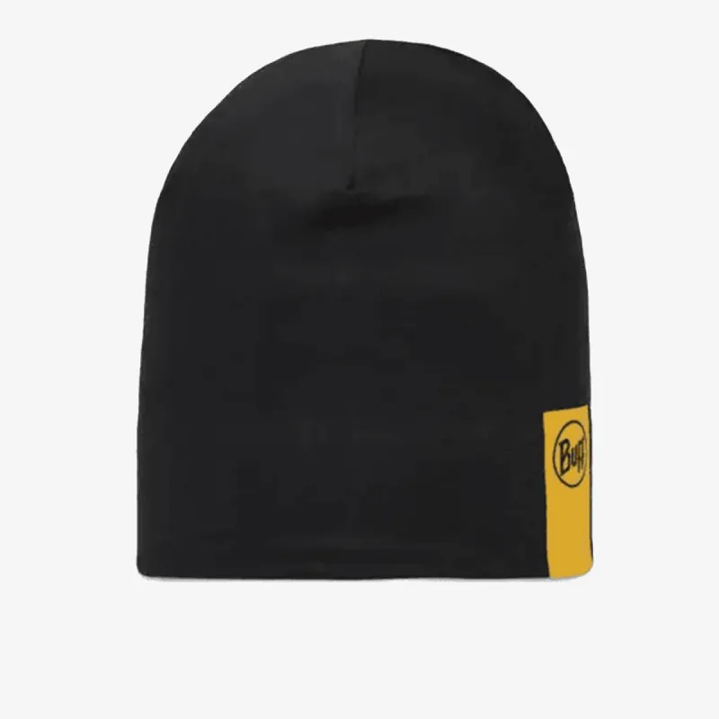 Buff ECOSTRETCH REVERSIBLE BEANIE LOGO MULTI 