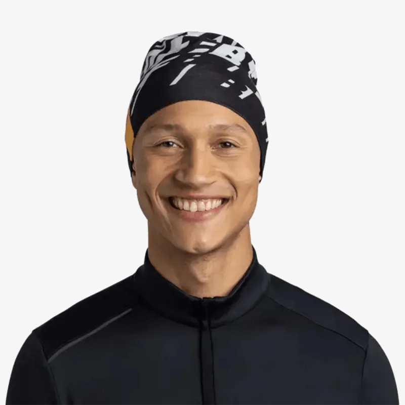 Buff ECOSTRETCH REVERSIBLE BEANIE LOGO MULTI 