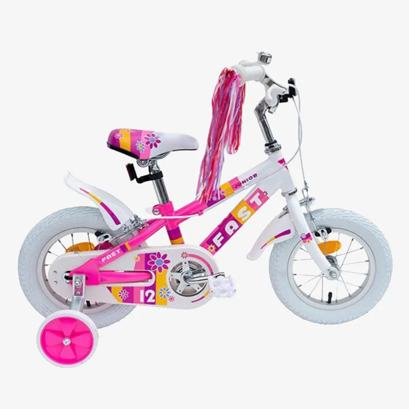 BICIKL FAST 14'' JUNIOR pink-white 