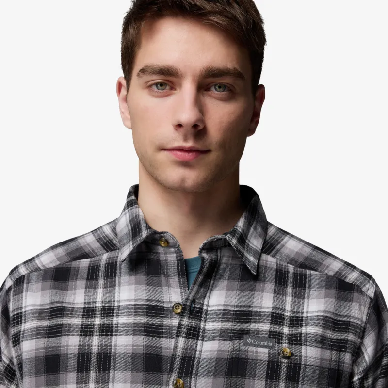 Columbia Cornell Woods Flannel LS-Black Backland 