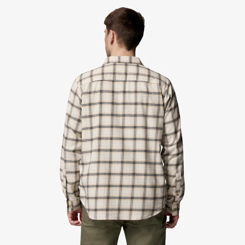 Columbia Cornell Woods Flannel LS-Chalk Quad Chec 