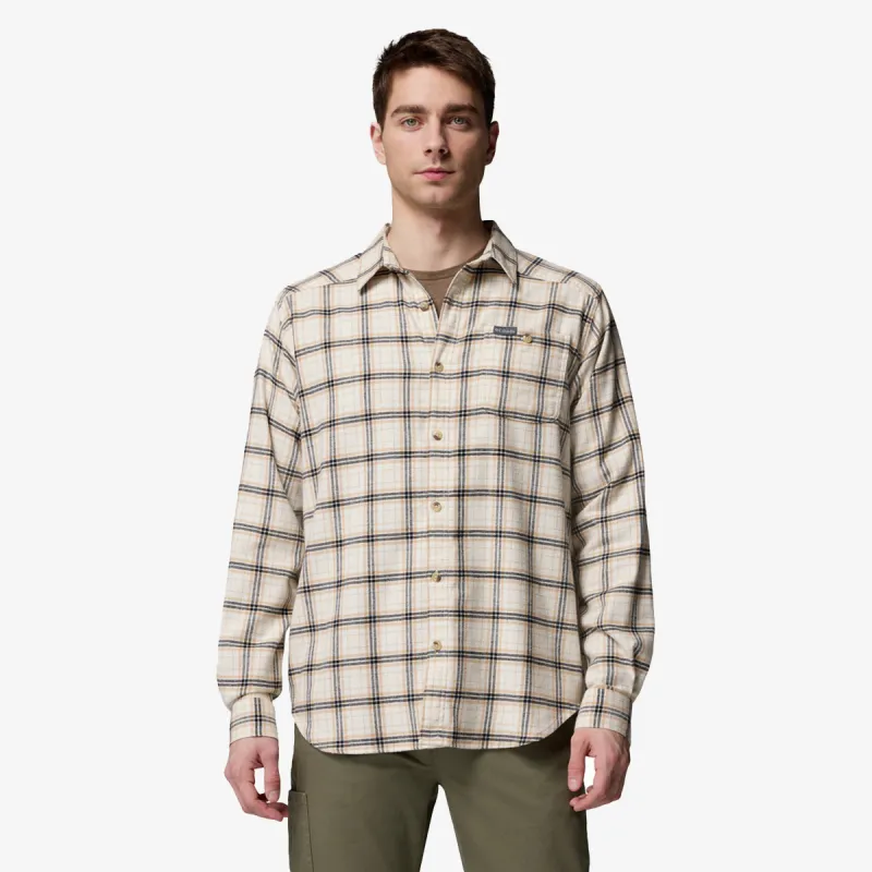 Columbia Cornell Woods Flannel LS-Chalk Quad Chec 