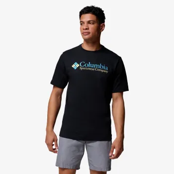 Columbia CSC Basic Logo Tee-Black, CSC Retr 