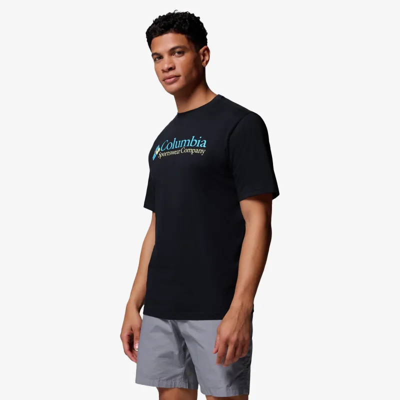 Columbia CSC Basic Logo Tee-Black, CSC Retr 