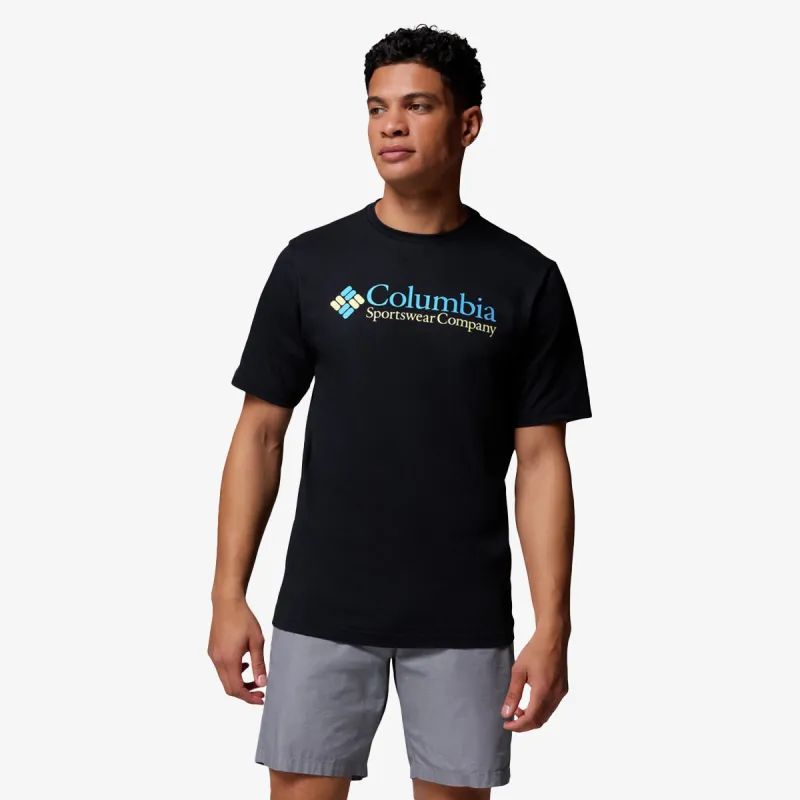 Columbia CSC Basic Logo Tee-Black, CSC Retr 
