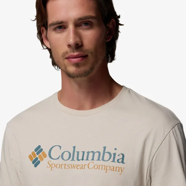 Columbia CSC Basic Logo Tee-Dark Stone, CSC 